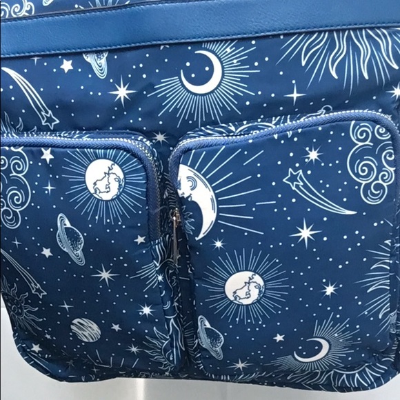 New Madden Girl Recycled Nylon Celestial All Over Print All Purpose Backpack - Picture 5 of 10